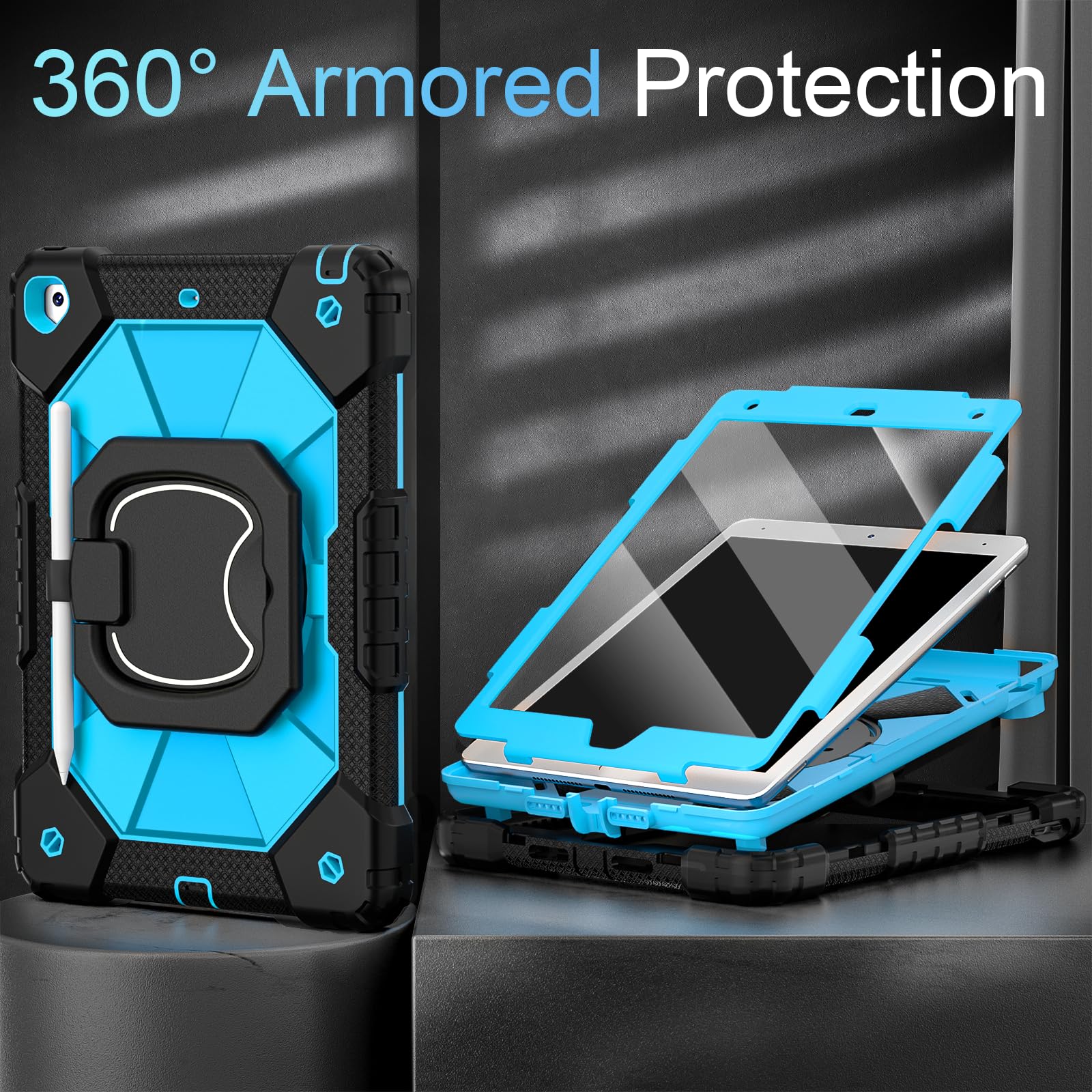 Amazon.com: Scnioy Case for iPad 9th Generation iPad Case 9th 8th
